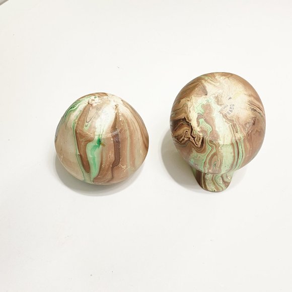 Vintage Pottery Garden of the Gods/Seven Falls Colorado Pottery Cream and Sugar - Picture 4 of 12